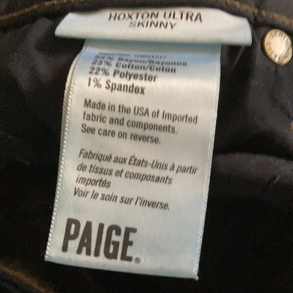 PAIGE HOXTON UlTRA SKINNY JEANS SIZE 26 - Picture 6 of 7
